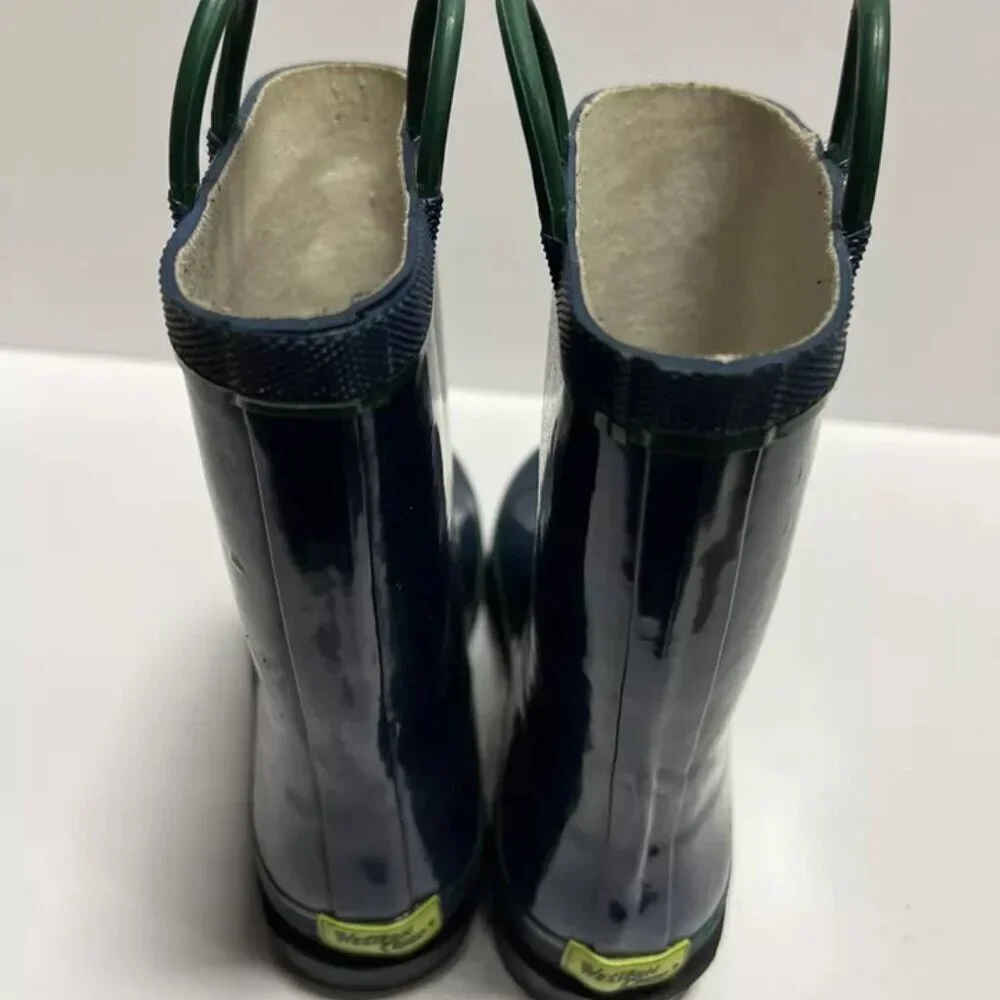 Western Chief Kids Firechief 2 Rain Boots Blue Size 4 M Big Kid
